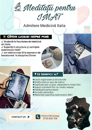 meditatii admitere medicina