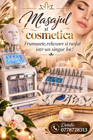 Servicii profesionale de cosmetica si masaj