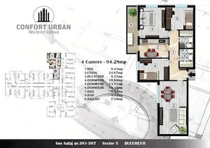 Apartament 4 camere
