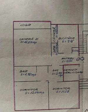 Apartament renovabil, 3 camere decomandat, zona Octavian Goga