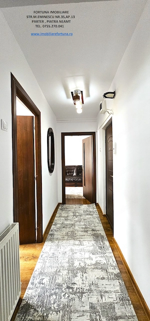 Apartament 2 camere, echipat complet, etaj 2, boxa, zona Centrala- Scoala nr.2 - Spital - imagine 13