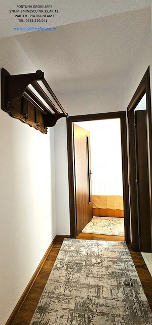 Apartament 2 camere, echipat complet, etaj 2, boxa, zona Centrala- Scoala nr.2 - Spital - imagine 14