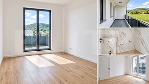 Apartament 3 camere, 62,30 mp + terasă, Zona de Sud, finisaje premium