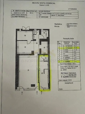 Spațiu comercial stradal | Bd. Theodor Pallady nr. 21 | 17 mp | Metrou - imagine 3