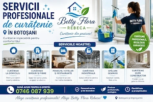 Oferim servicii de curățenie 