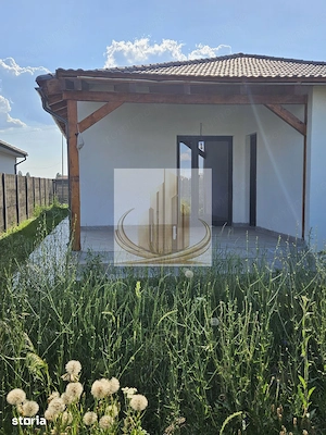 1/2 duplex nou, 3 camere 2 băi, Mănăstirea Şag 91mp pe parter