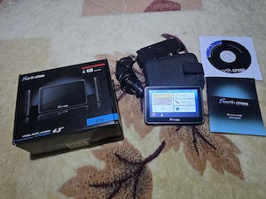 Sistem navigatie GPS North Cross ES414 iGO Primo 4GB plus card 1GB Full Box