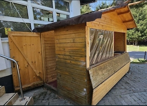 Chioșc foișor lemn vânzare produse afacere turism - imagine 2