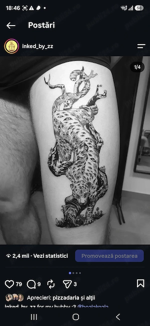 Tatuaje custom | 2 ani experiență | Prețuri accesibile | Salon propriu