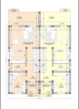 Casa tip duplex, 5 camere, 2 bai, teren 300 mp, Giroc - imagine 3