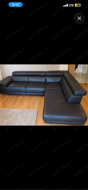 Coltar extendibil piele naturala 