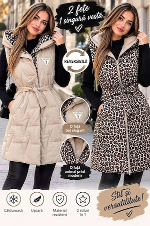 Vesta 2 fete  M . .XL. XXL.  160  lei Curier 30
