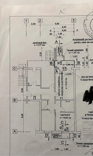 Apartament de 4 camere zona HCC pretabil spatiu comercial cabinet