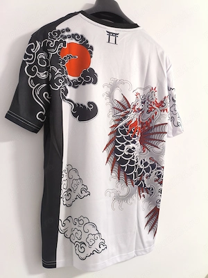 Tricou Japan Streetwear Dragon Katana - Marime M - Nou