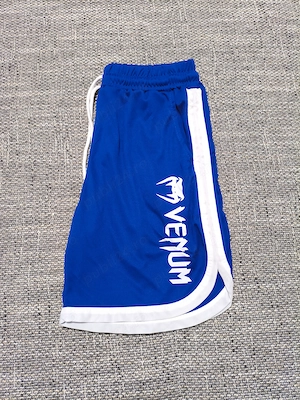 Pantaloni Scurti Antrenament VENUM UFC Albastru   Alb - Marime M - Noi
