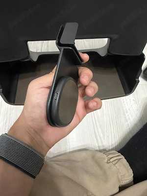 Dual Wireless Charging Dock / Stand Tesla model 3/Y - imagine 6