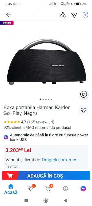 boxa portabilă Harman kardone 