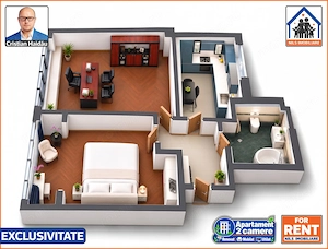 Apartament / Birou | 2 camere | Renovat | Mobilat | Utilat | Tineretul - imagine 8