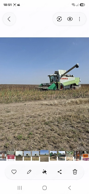 Combina Claas lexion  480 2 - imagine 3