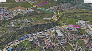 Teren intravilan 10.000 mp   Strada Europa, Baia Mare | Oportunitate de dezvoltare comercială - imagine 2