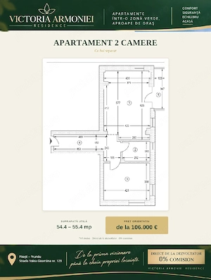 Apartamente noi Pitești Prundu | Bloc finalizat 2026 | 0% comision | TVA inclus - imagine 5