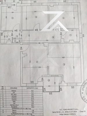 Apartament 4 camere, 95 mp | George Enescu | 2 băi | Decomandat - imagine 5