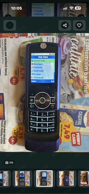 telefon de colectie motorola z3 stare buna - imagine 4