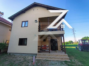 Vila mobilata Albesti, din lemn, centrala peleti, 1300 mp teren - imagine 9