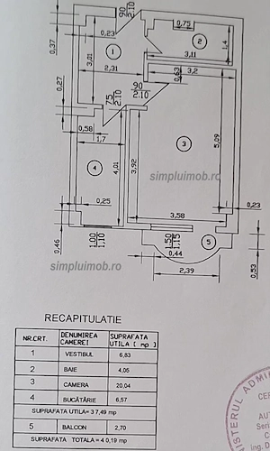 DECOMANDATA-OPORTUNITATE – GARSONIERĂ 40 MP, METROU LA 5 MINUTE - imagine 9