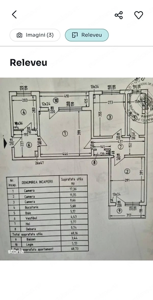 Proprietar | Vând apartament 3 camere   Baba Novac, lângă Parcul IOR (Sector 3, București) - imagine 3