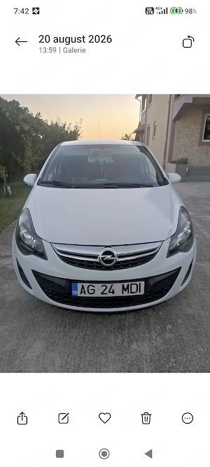 Vand Opel CORSA D benzina si GPL cu AC euro 5 an 2014. - imagine 3
