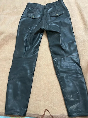 Pantalon piele motociclist
