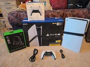 Sony PlayStation 5 Pro 2TB + DualSense + Razer Kraken V3 + ambalaj original