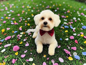 Cățel bichon baietel - imagine 2