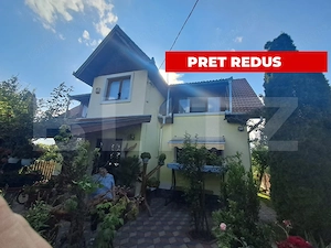 Casă individuală P+1, 180 mp, teren 1.050 mp și livadă, zona Dumbrăvioara