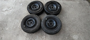 Vand set 4 roti de iarna Hankook 185/65/R15, jante tabla 5x98 +capace Alfa Romeo