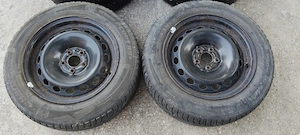 Vand set 4 roti de iarna Hankook 185/65/R15, jante tabla 5x98 +capace Alfa Romeo - imagine 2