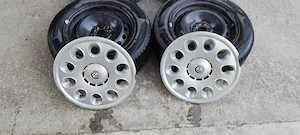 Vand set 4 roti de iarna Hankook 185/65/R15, jante tabla 5x98 +capace Alfa Romeo - imagine 8