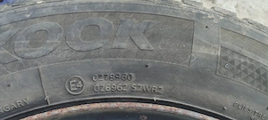 Vand set 4 roti de iarna Hankook 185/65/R15, jante tabla 5x98 +capace Alfa Romeo - imagine 6