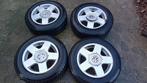 Jante cauciucuri anveope iarna 195 65 15 Golf 4 Bora - imagine 5