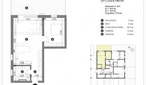 COMISION 0%-Apartament 2 camere, 50 mp utili cu GRADINA 24 mp - imagine 7