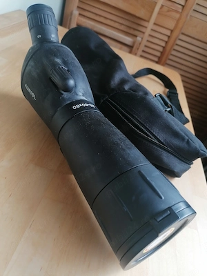 Lunetă Auriol 20-60x60 Spotting Scope Zoom Observare Natură Păsări Drumeții cu Husă - Supraveghere b