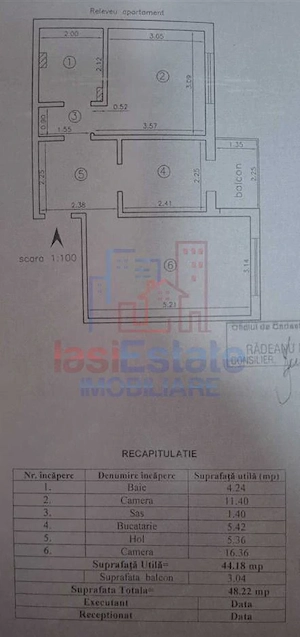 Zona Dacia Apartament 2 camere decomandat etaj 2 mobilat si utilat - imagine 6
