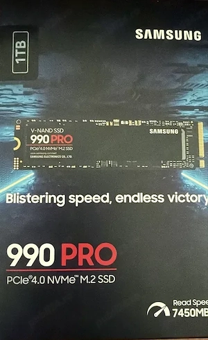 SSD Samsung 990 Pro M2 NVme, 1 TB