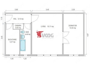 Apartament 2 camere – Parter | Calea Șagului, zona Piața Doina - imagine 6