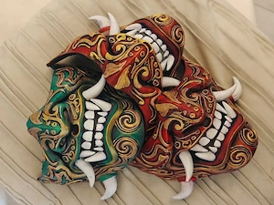 Masti halloween pictate handmade
