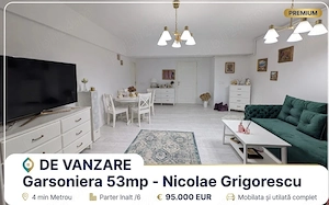 Proprietar - Garsonieră 53 mp utili, an 2008,Nicolae Grigorescu - 4 min metrou, Parter înalt. - imagine 5