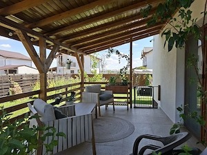 Sabareni Vila P+1, 425 mp teren,padure, terasa+pivnita, Clasa energetica A - imagine 4