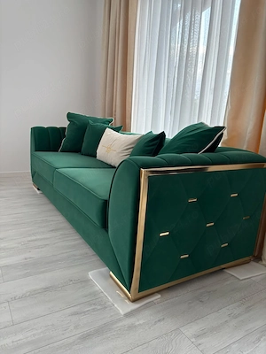 Canapea verde   NEFOLOSITĂ [pret negociabil]
