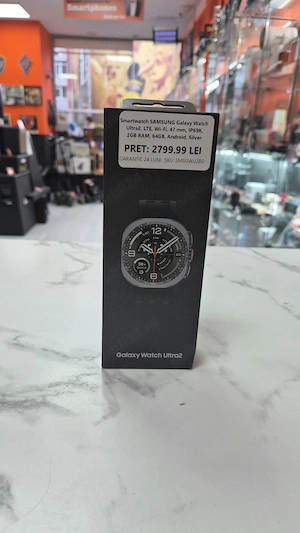 Used Products Bucuresti Smartwatch SAMSUNG Galaxy Watch Ultra2, LTE, Wi-Fi, 47 mm GARANTIE 24 LUNI